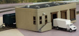 Download the .stl file and 3D Print your own  Distribution Center HO scale model for your model train set.